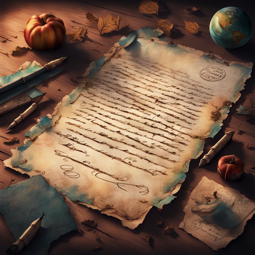 Nostalgic Handwritten Letter with Smudged Ink