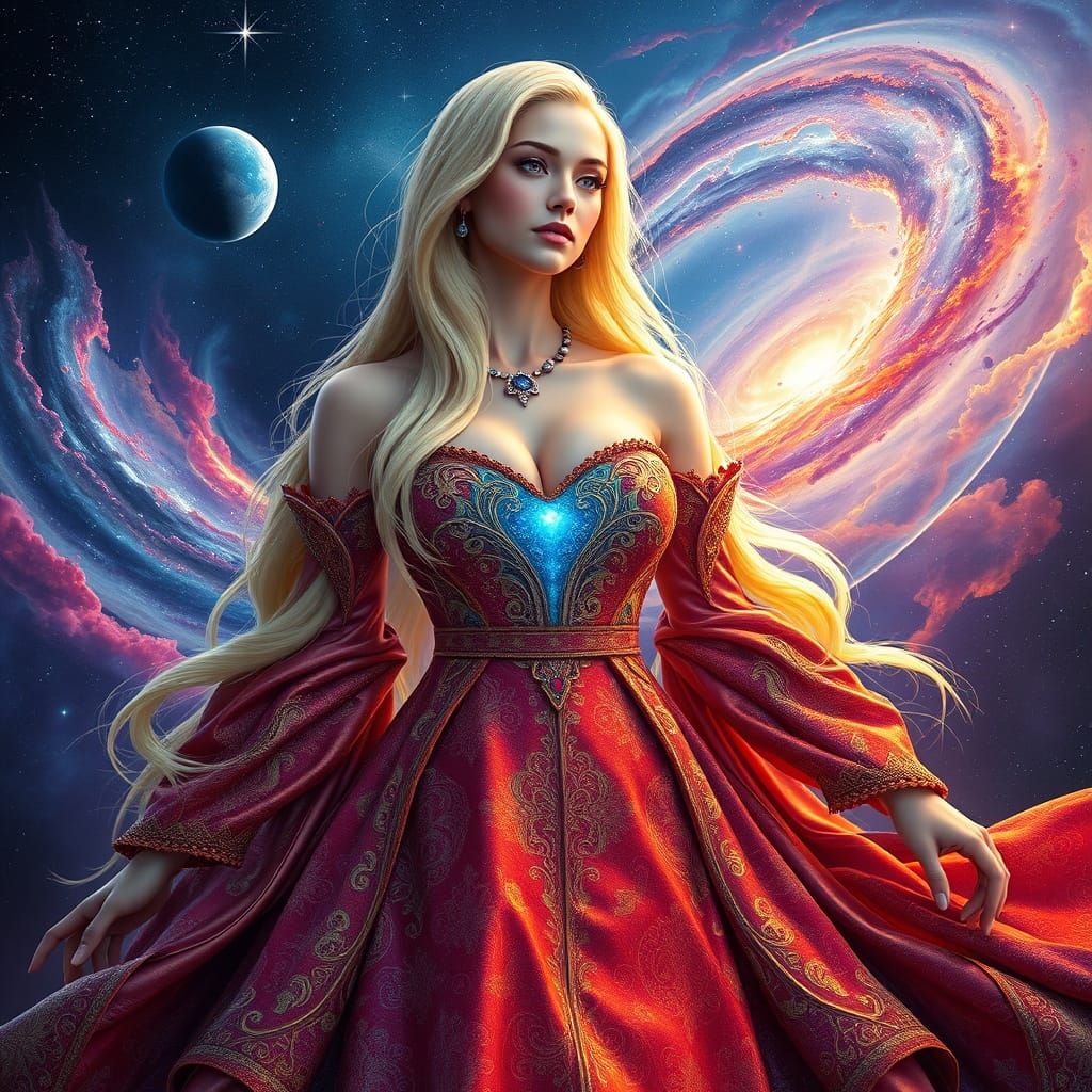 Cosmic Gown: A Surreal Space Fantasy