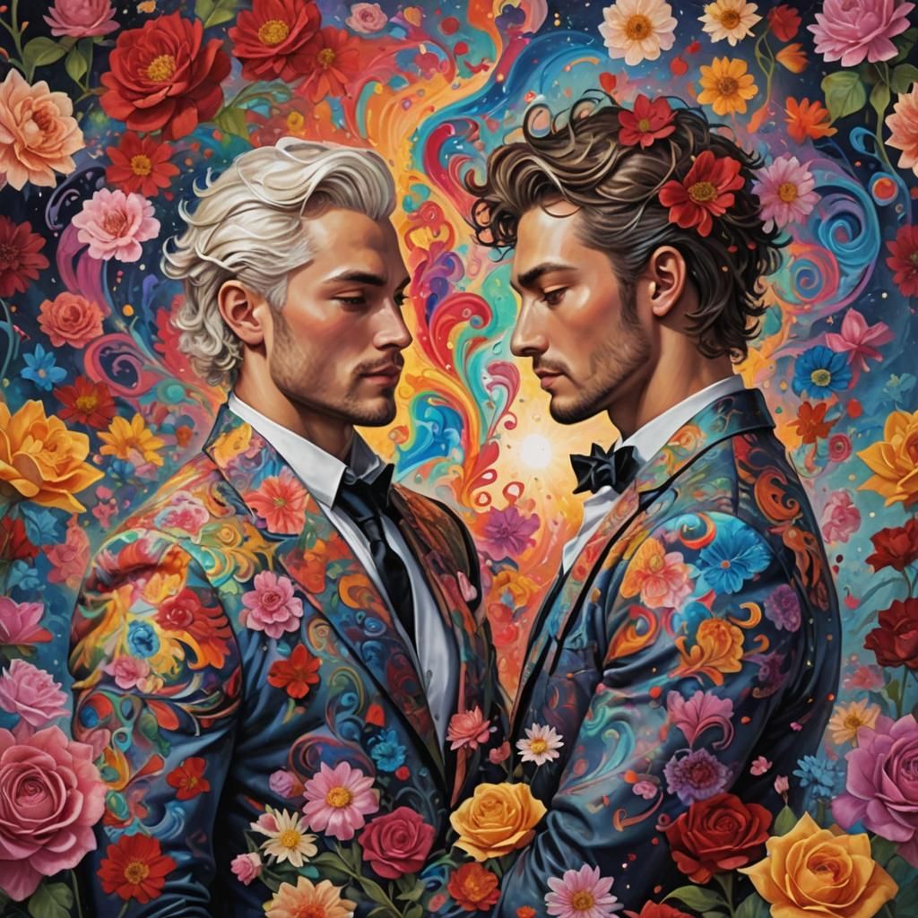 Gay man - yin and yang