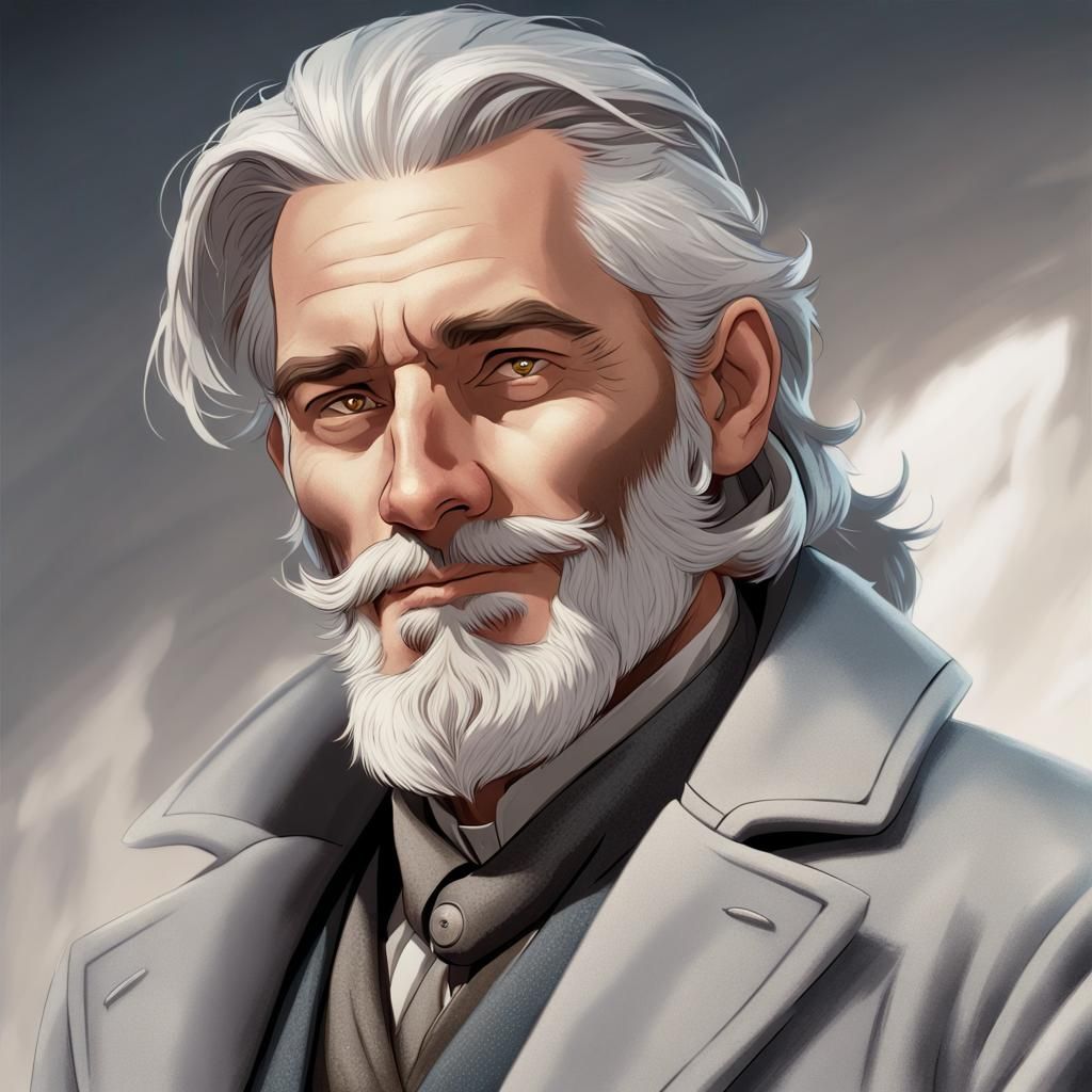 Intelligent Explorer Portrait in Hyperdetailed Digital Art