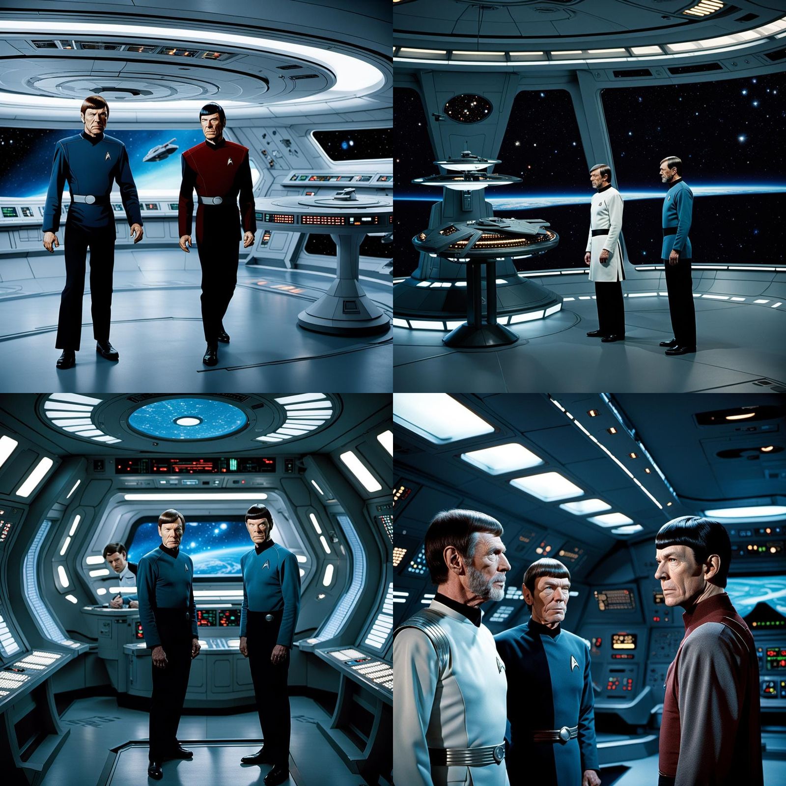 Obi-Wan and Spock on Star Trek Enterprise