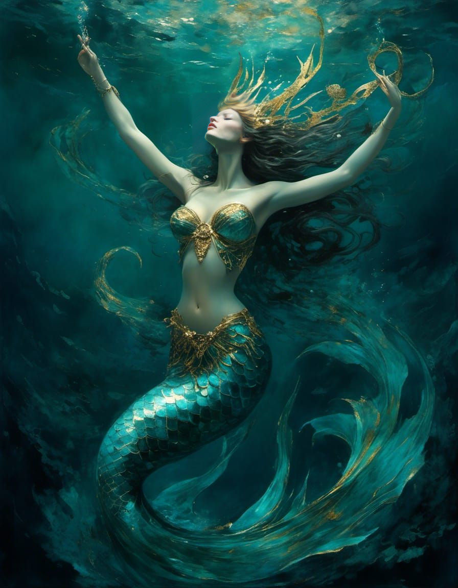 Mysterious Siren of the Ocean Depths