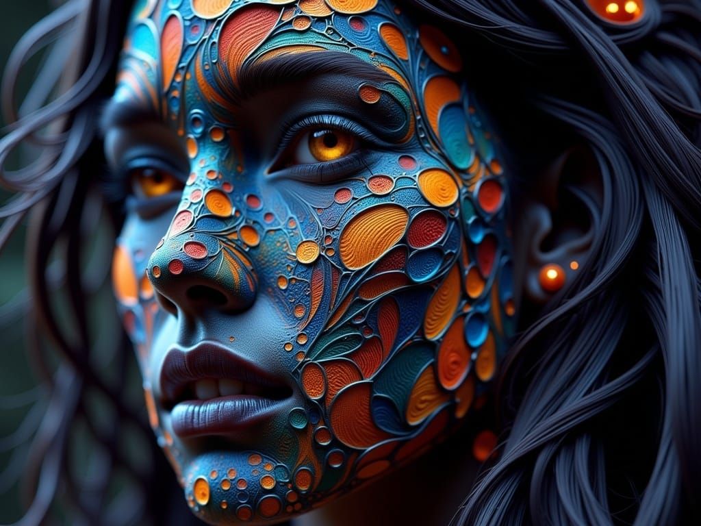 Expressive Portrait with Dramatic Cine Lighting