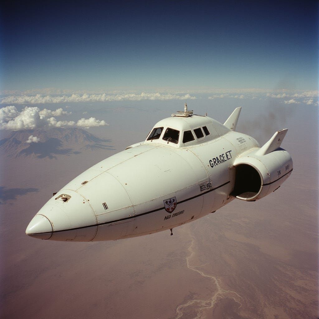 Epic Cinematic Moment: Starship Renentry over Desert Contine...
