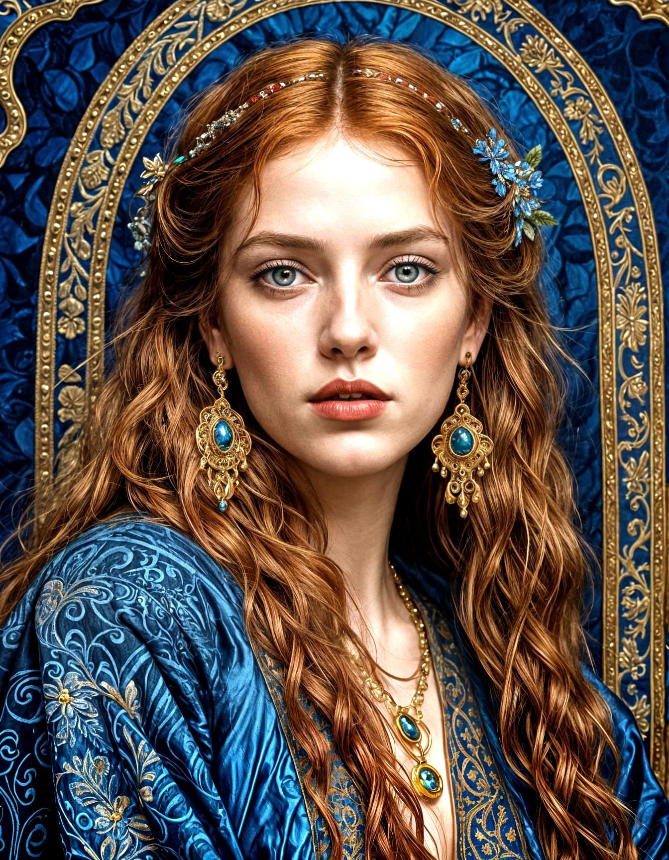 Vibrant Gypsy Goddess in Whirling Silks