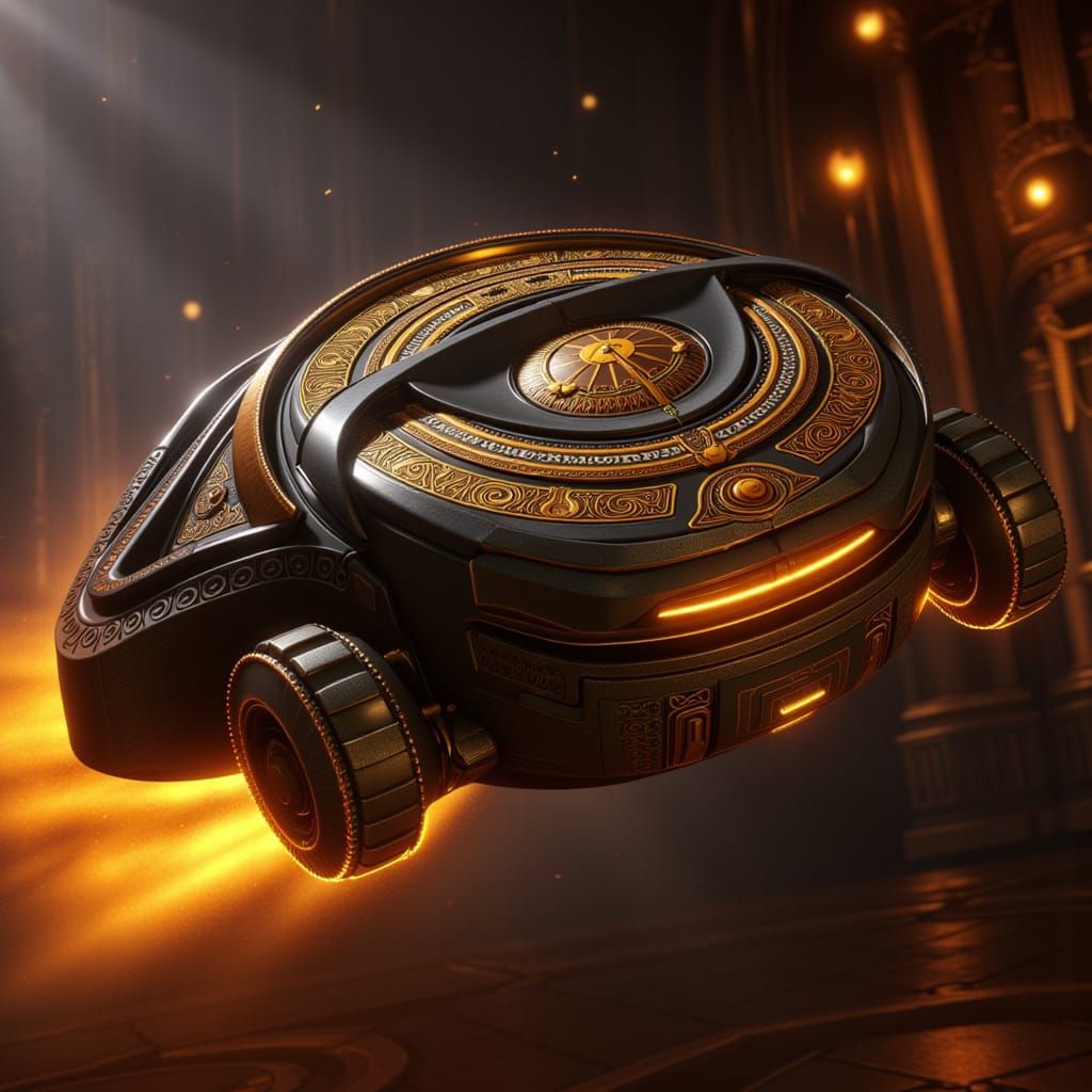 Epic Fantasy Roomba Robot Vacuum Charging Through Opulent Ro...