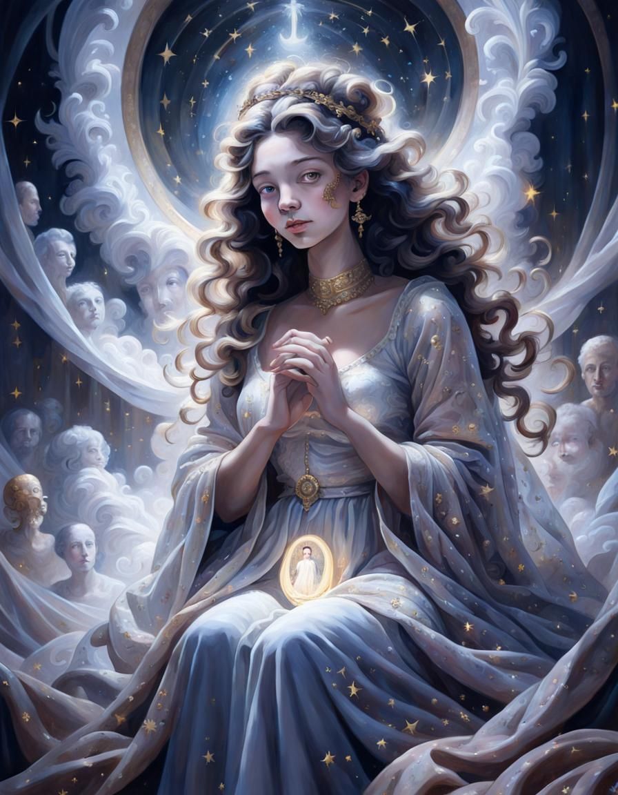 Baroque God of Hidden Knowledge Oil Painting