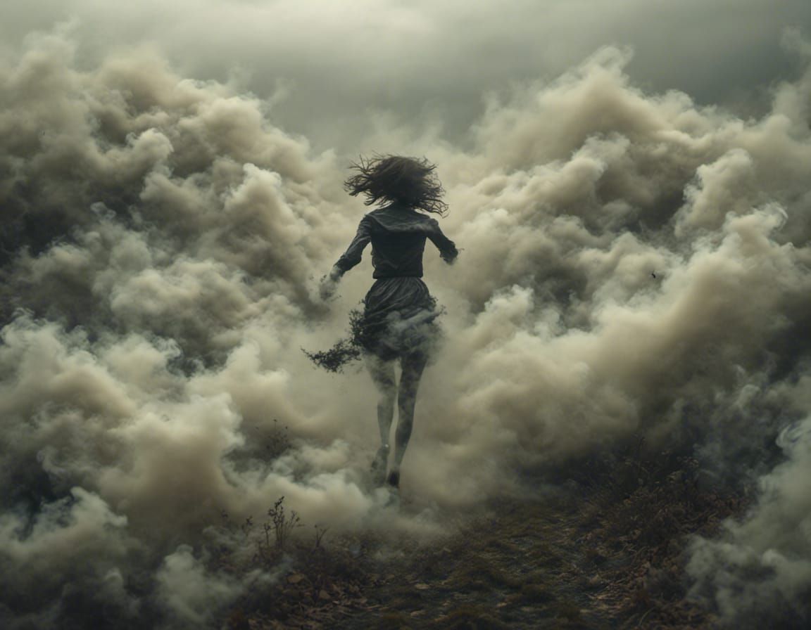 Smokescreen Runner Ascends Hill