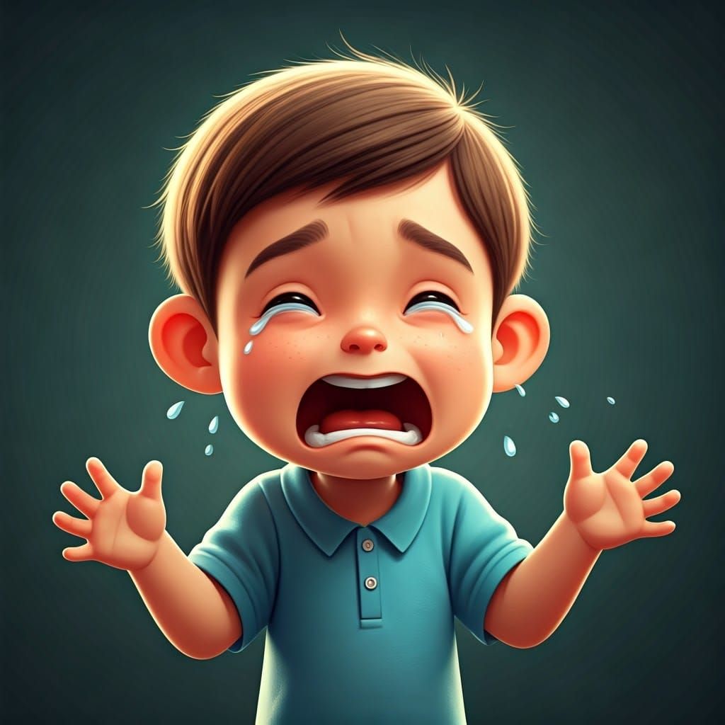 Joyful Child in Tears