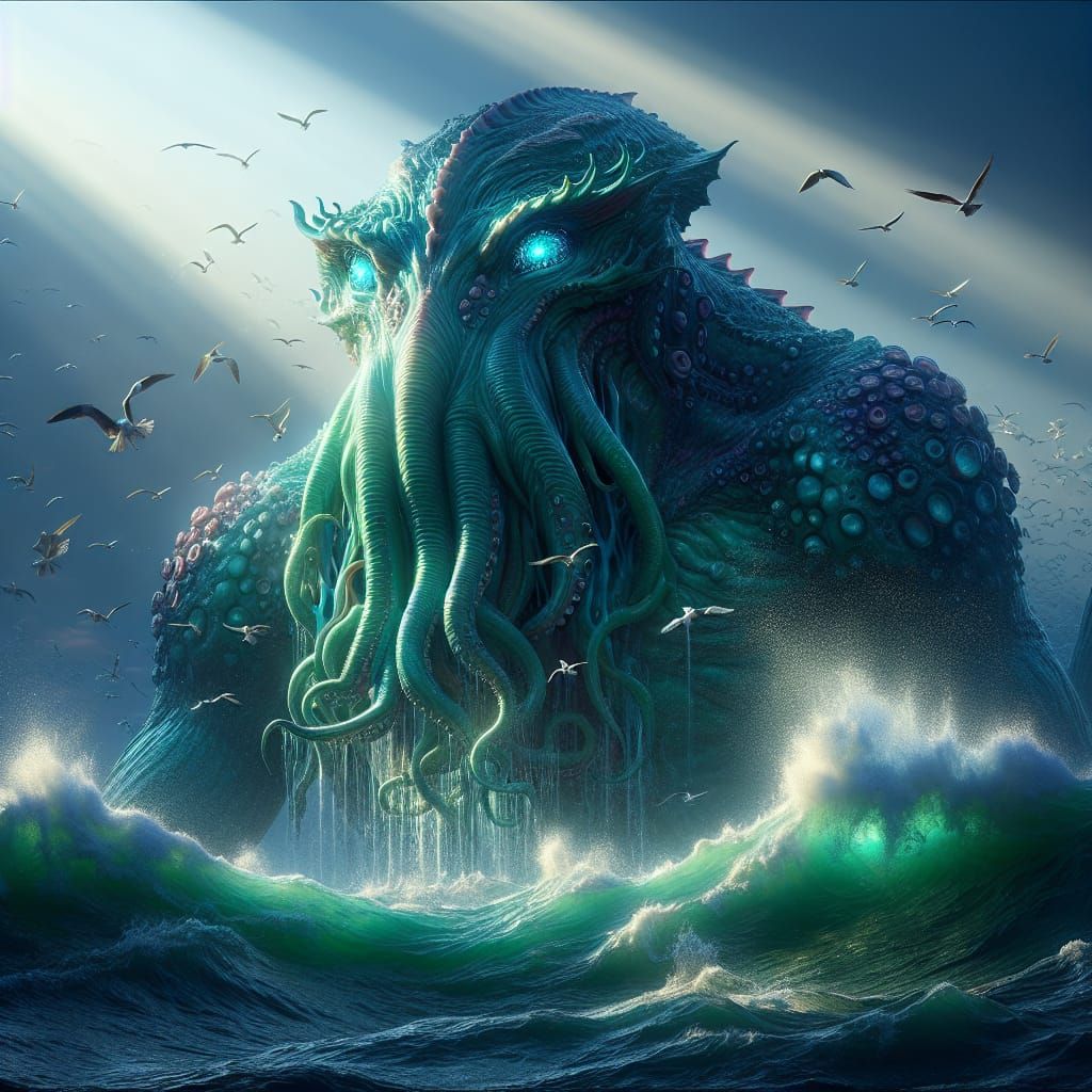 Mythical sea-beast