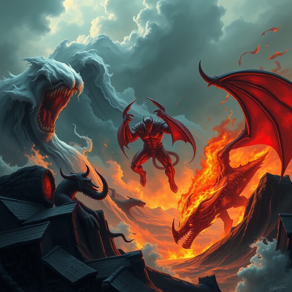 Apocalyptic Beast: A Symbolic Representation