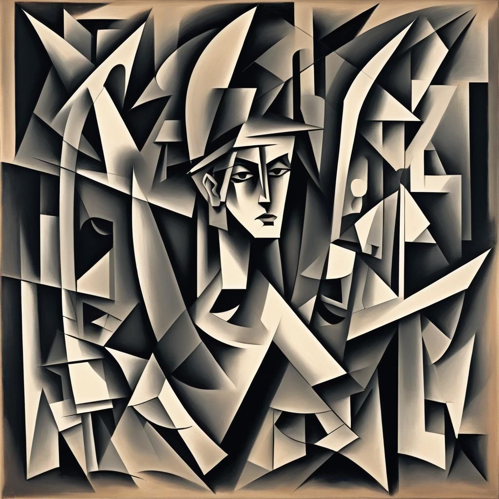 Grimdark Cubist Composition