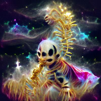 Cosmic Horror Skeleton: Divine Emergence