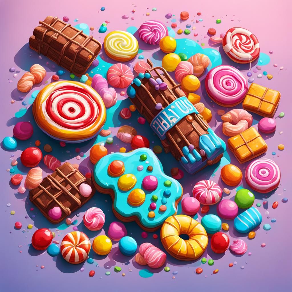 The Last of Us: Whimsical Candyland Digital Art