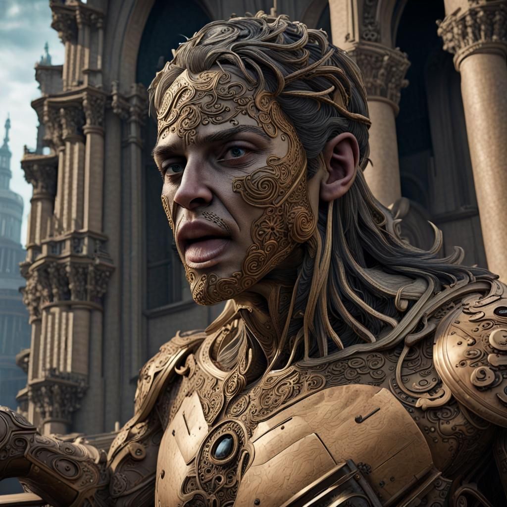 Hyperrealistic Oscars Award Ceremony Scene