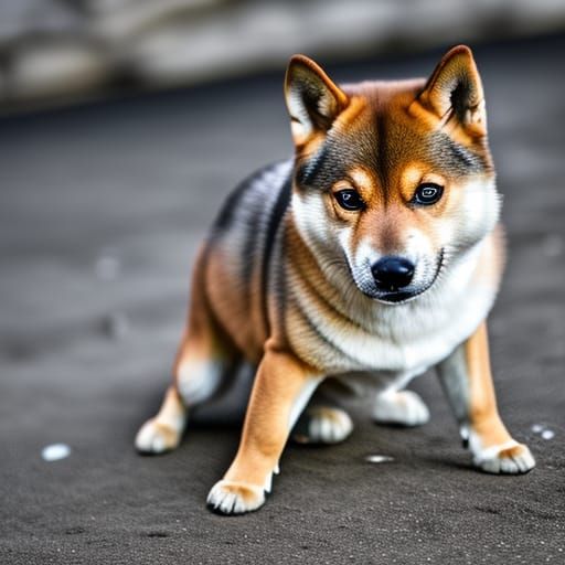 Hyperrealistic Shiba Inu Portrait in High Definition
