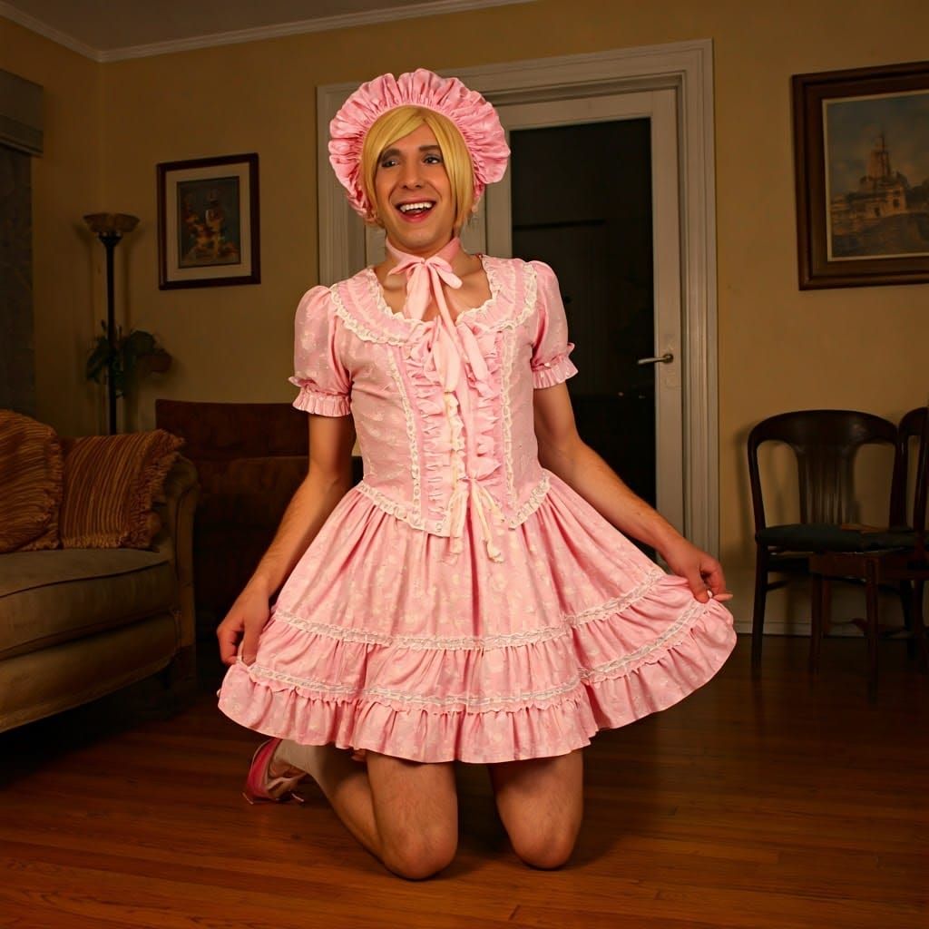 Youthful Confidence in Pastel Pink Brolita