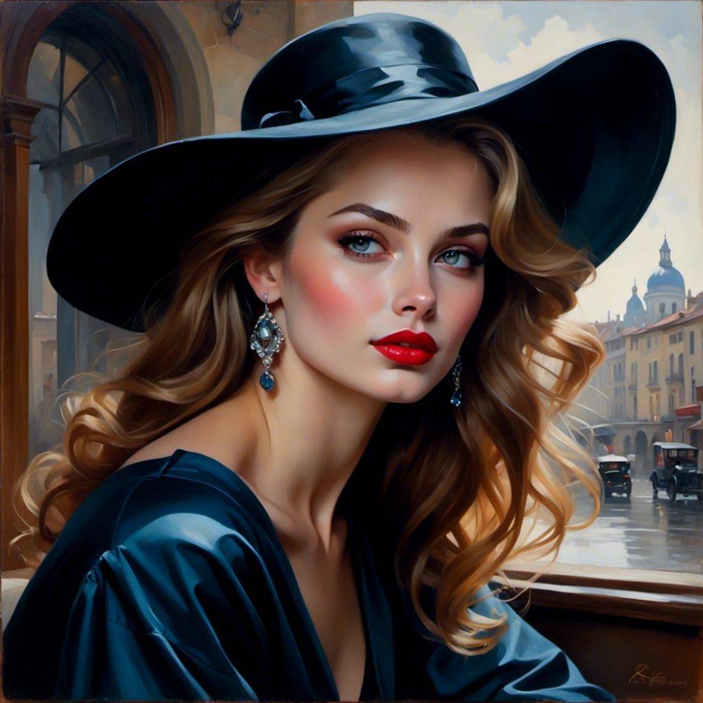 Elegant Portrait with Matte Finish