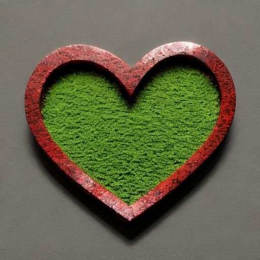 Stylized Hearts Generated by AI