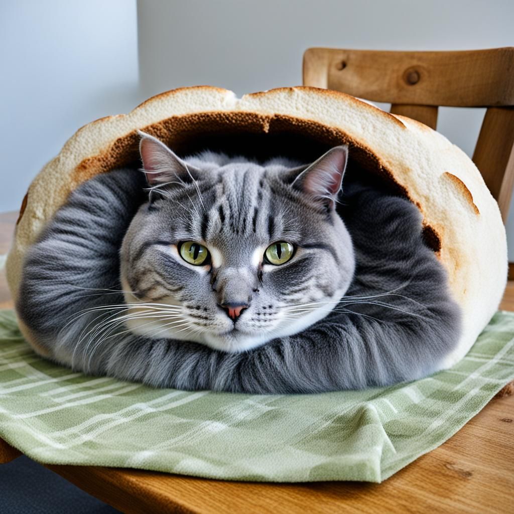 Perfectly Relaxed Cat Loaf