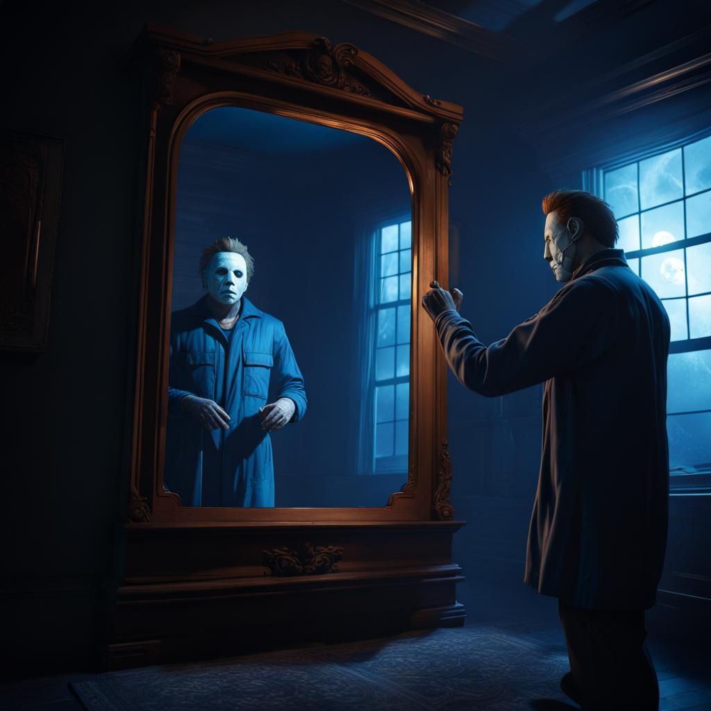 Michael Myers Droste Effect in Moonlight