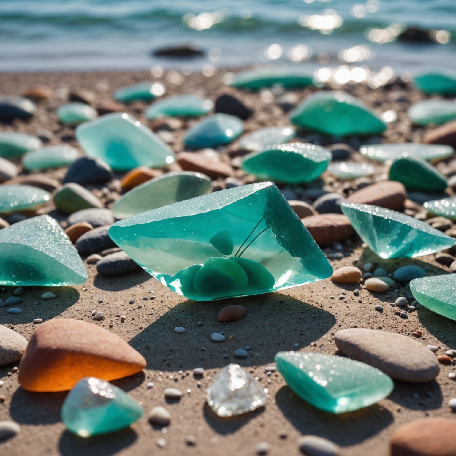 Underwater Seaglass Formation: Professional Photography