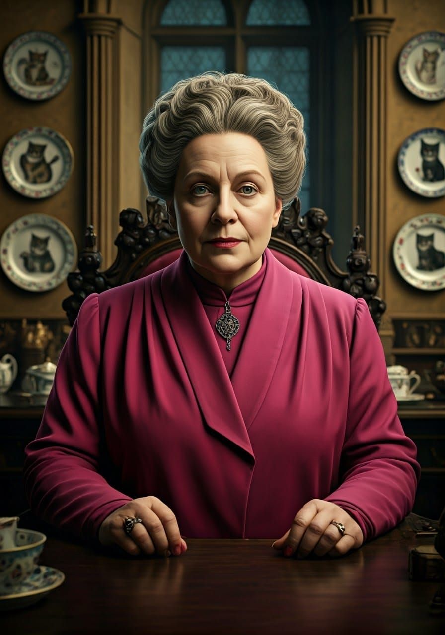 Dolores Umbridge, the pink menace