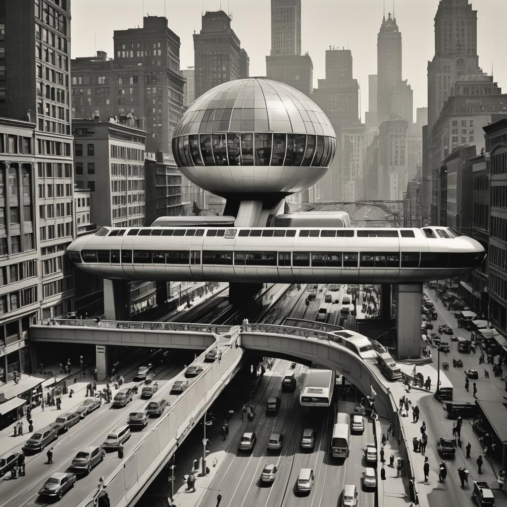 Futuristic Cityscape with Avant-Garde Architecture