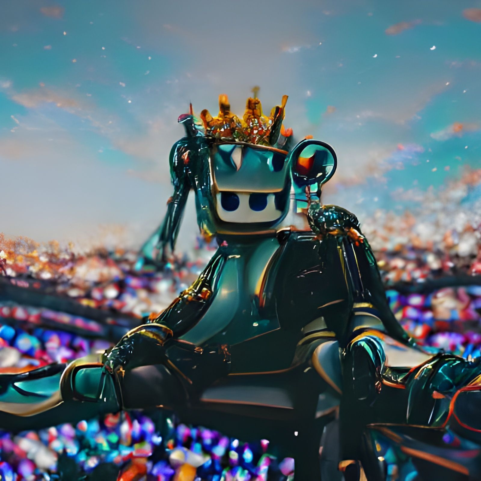 King of Artificial Intelligences: 4K Wallpaper
