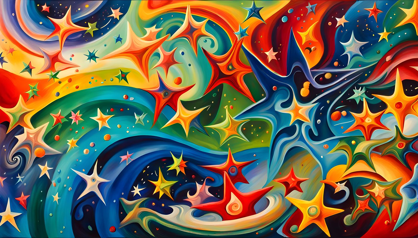 Iridescent Stars Emerge from Magnetic Wave Energy