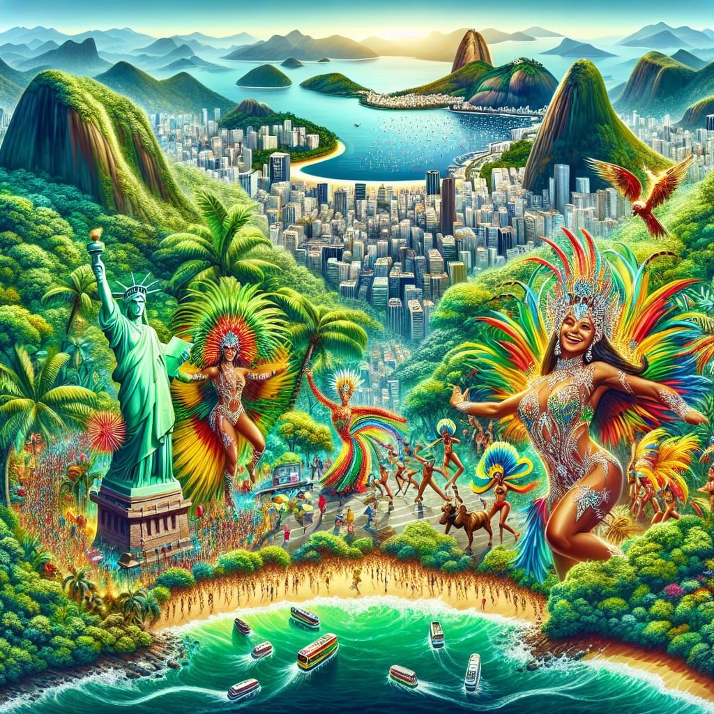 Brazilian Masterpiece: Rainforests, Samba Dancers, and Iconi...
