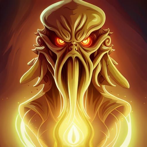 Cthulhu Horror in Dark Fantasy Concept Art