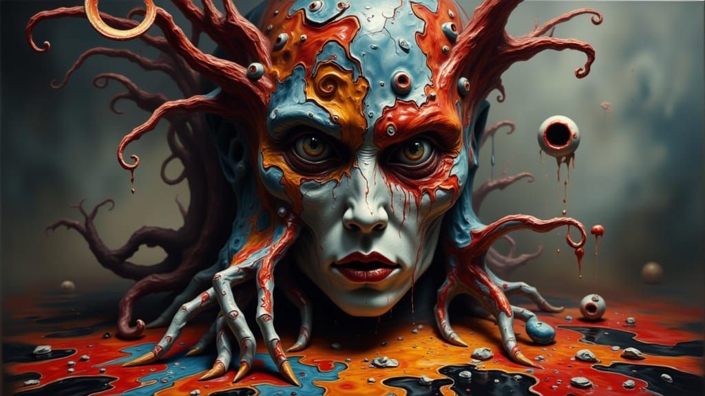 Hyperrealistic Splash Art of a Visionary Subject