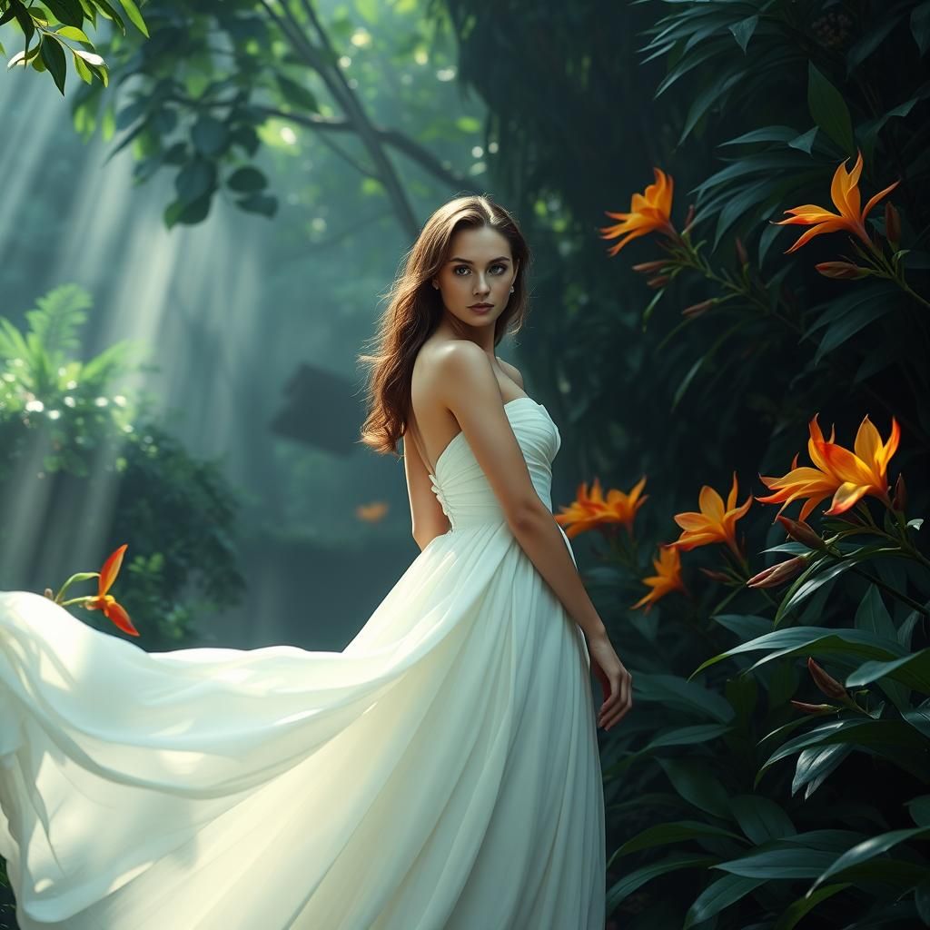 Ethereal Emma in the Garden of Eden