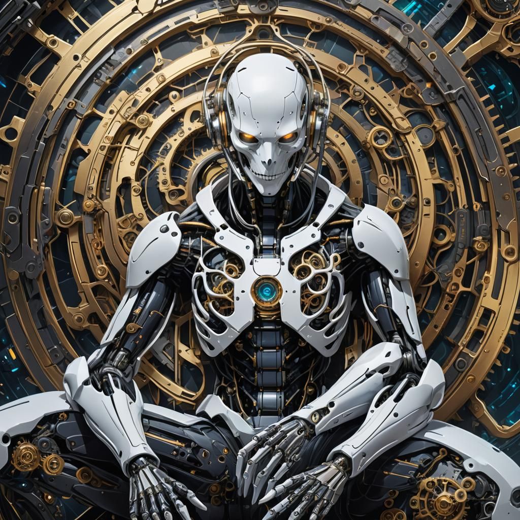 Biocybernetic Spectre Sleeps in Newton Fractal Dream