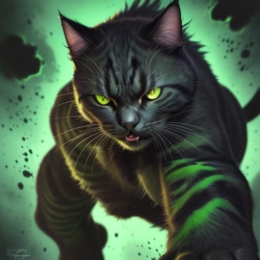 Angry Kitty Cat as The Incredible Hulk
