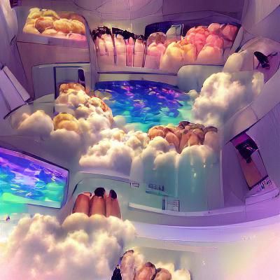 Golden Hour Over Cloudscape