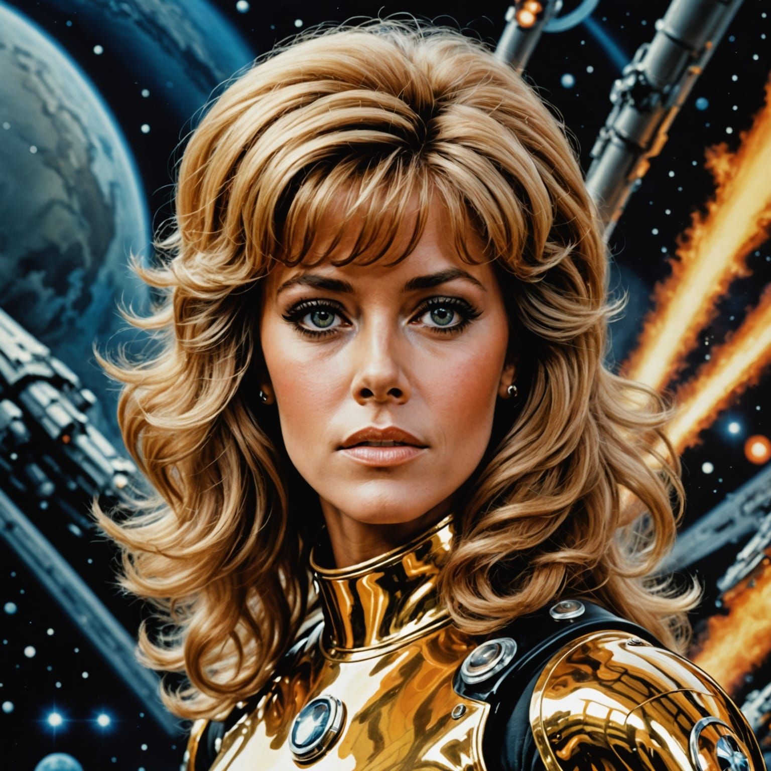 Barbarella in Photo-Realistic HDR