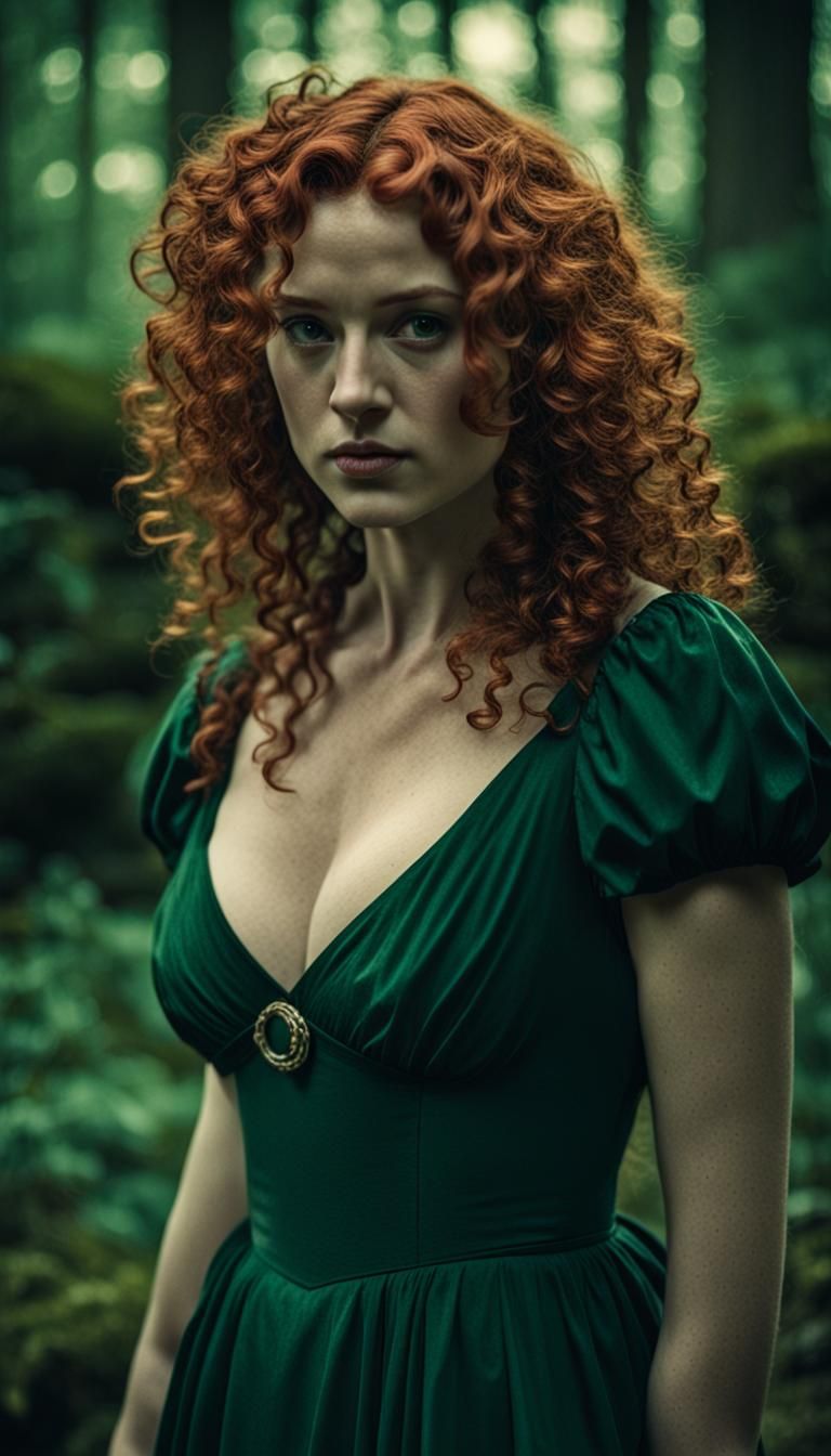 Cinematic Portrait of a Scottish Princess in Film Style