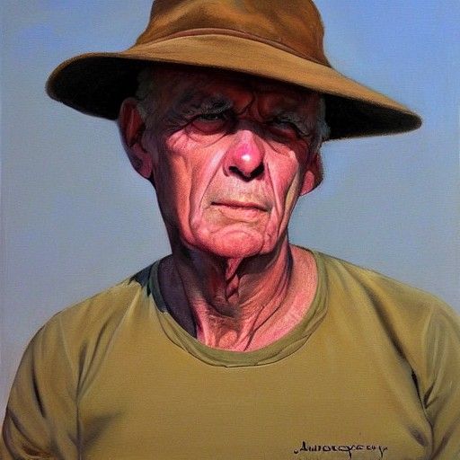 Oil Painting Portrait in Gurney Style