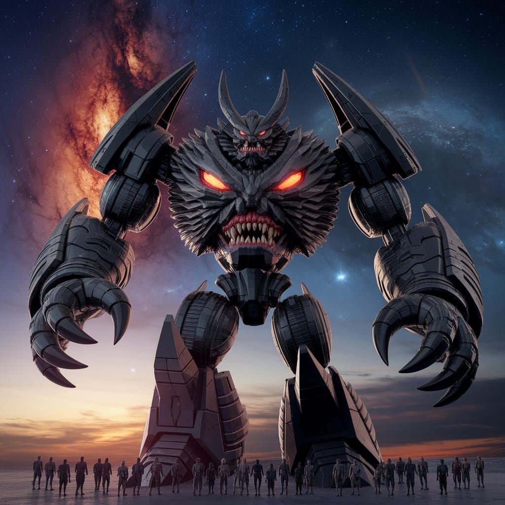 Galactic Menace Unicron Devours Cosmic Entity in Apocalyptic...