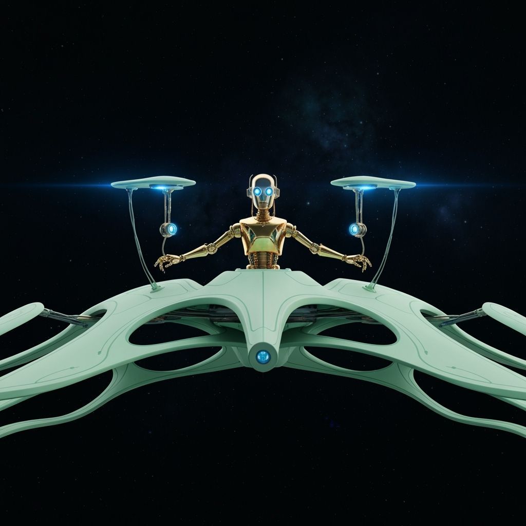 Archivist Robot Projects Earth Memories in Space