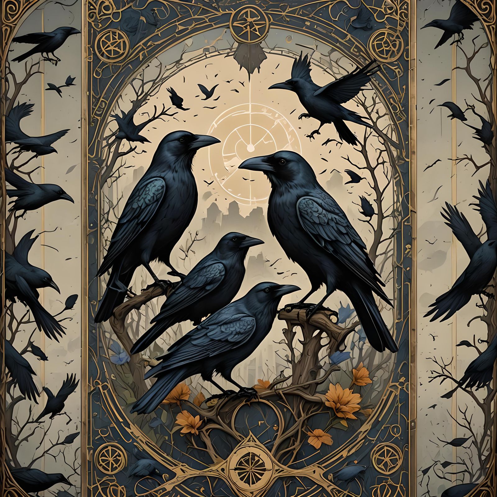 A Looming Future: Four of Crows