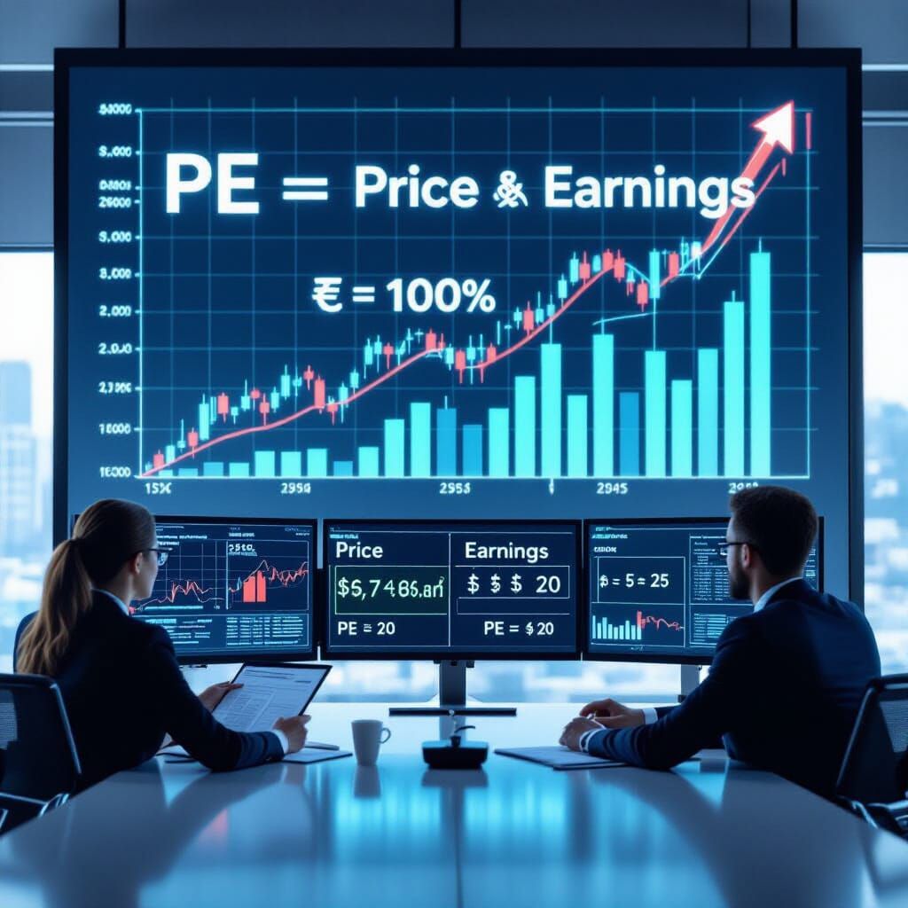 PE Ratio Formula Explained in Finance Infographic
