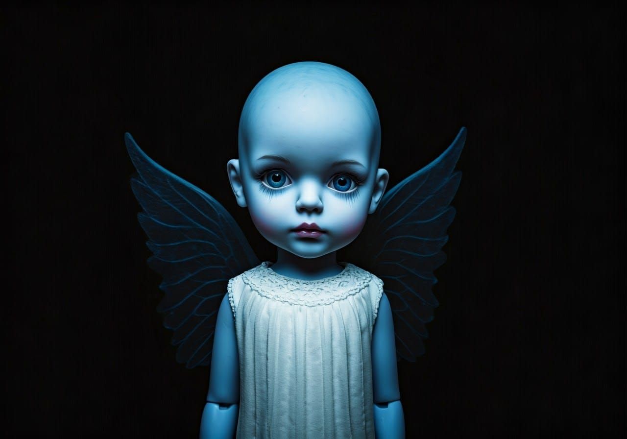 Glass Angel Doll in Haunted Gallery