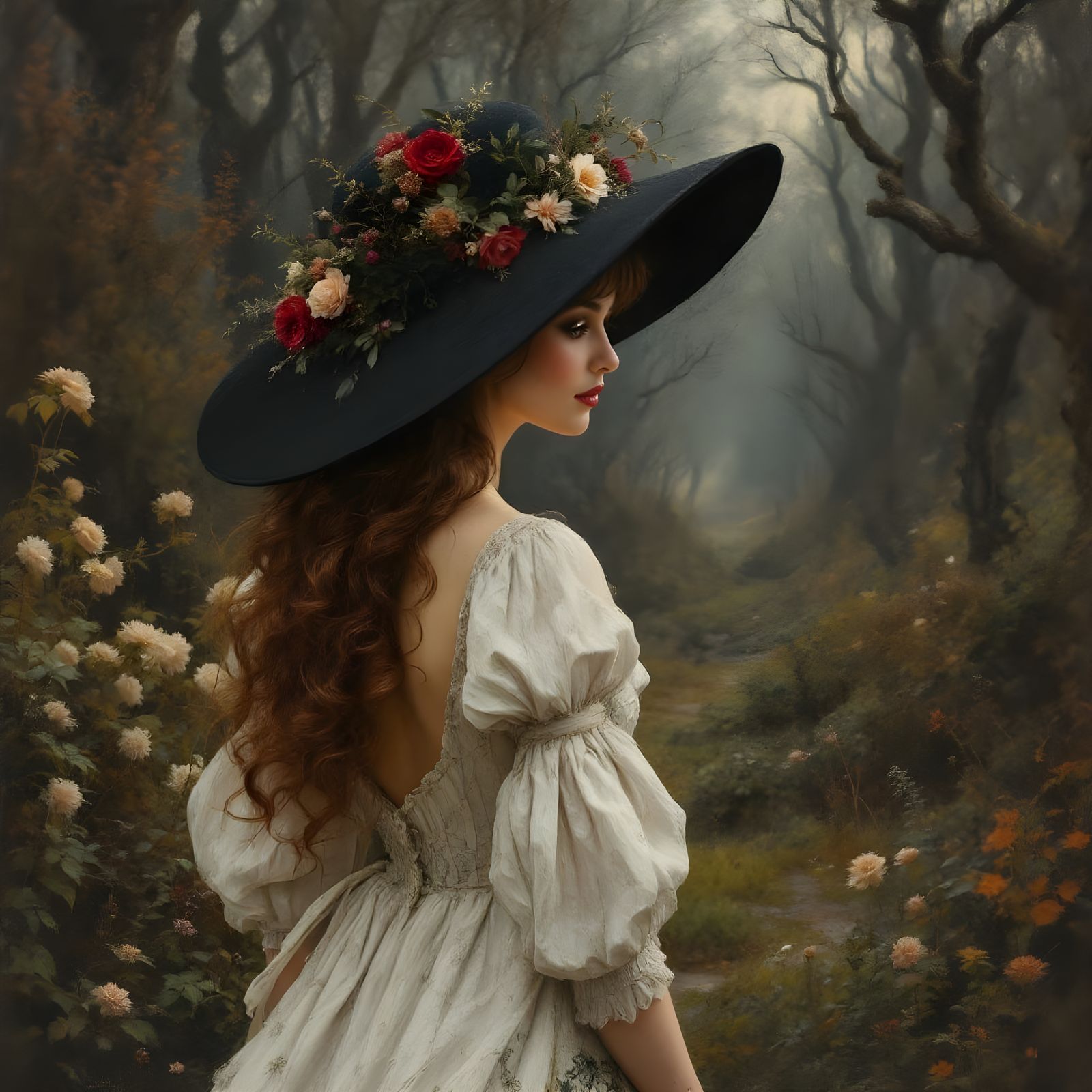 Romantic Edwardian Garden in Ruin