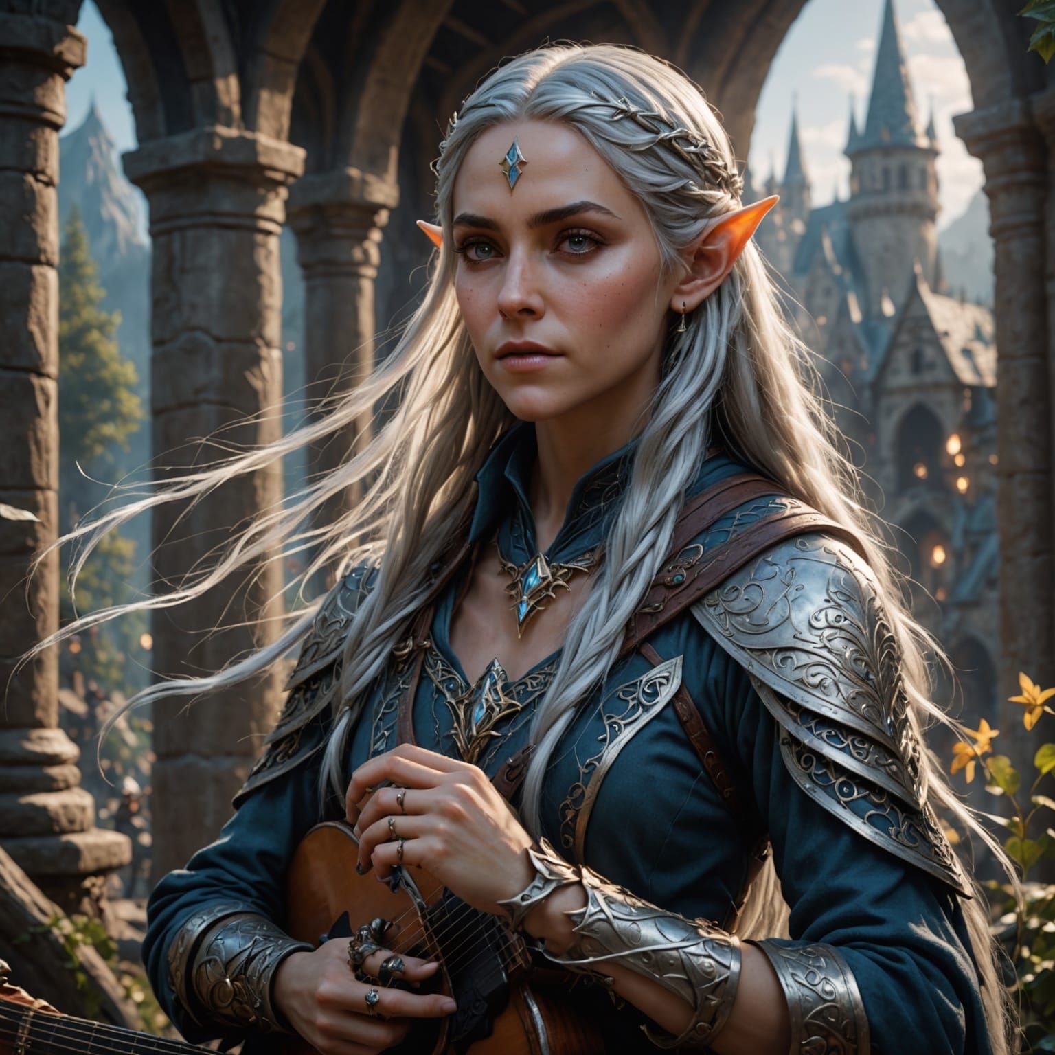 Ethereal Elf Maiden in Dreamlike Splendor