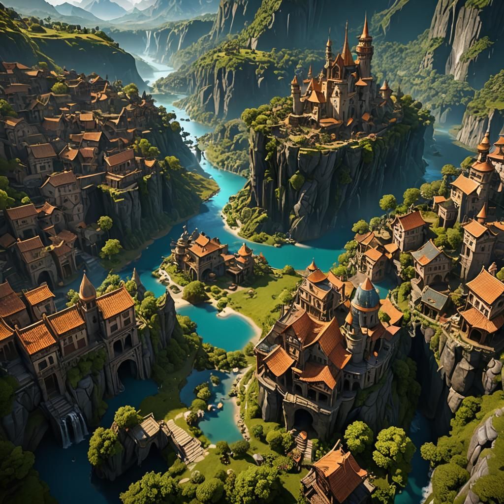 Heaven on Earth: A Peaceful Fantasy Concept