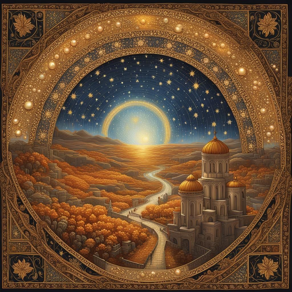 Luminous Threads of Heaven: A Sky of Hope