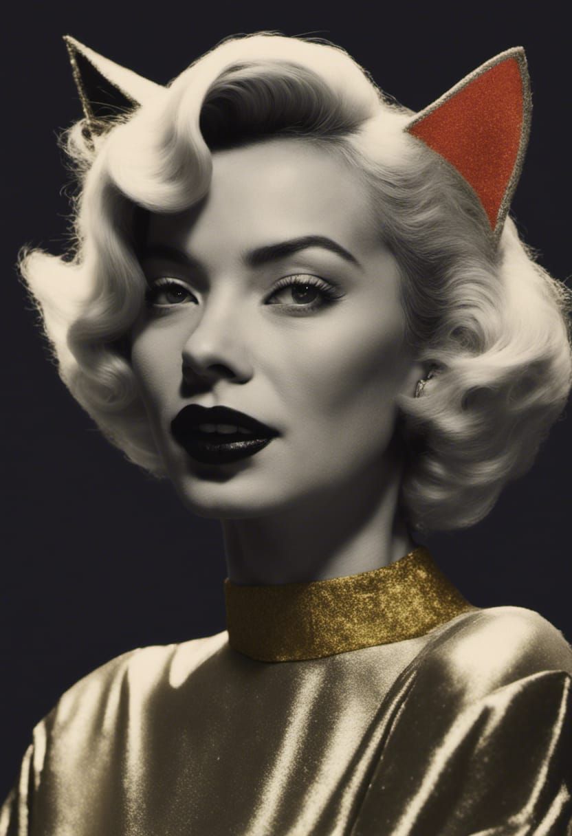 Cat actress ready for the Oscars.